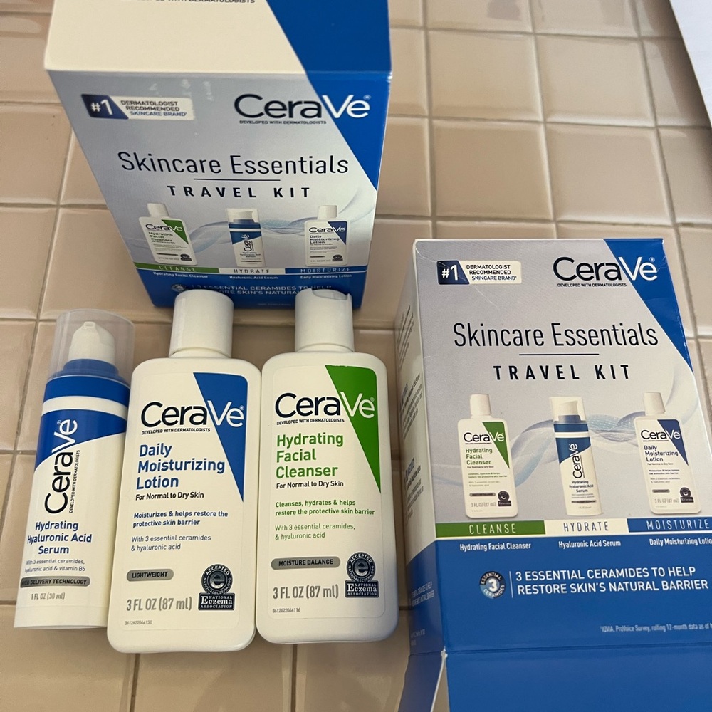CeraVe Skincare Essentials Travel Kit - TWO SETS - Picture 5 of 8